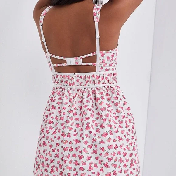 For Love and Lemons Baby Blooms Mini Dress - Picture 3 of 6